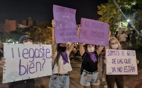 8M: la manifestaci�n de las mujeres, en im�genes