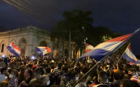 Manifestaci�n deja un fallecido y varios heridos