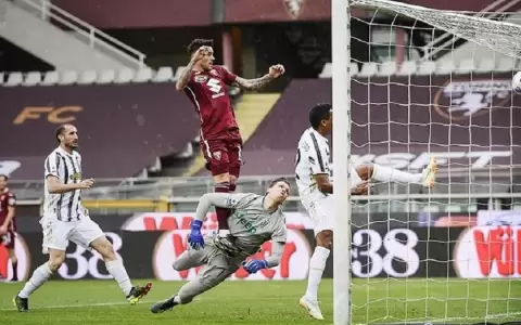 Doblete de Tony Sanabria en el empate de Torino ante Juventus