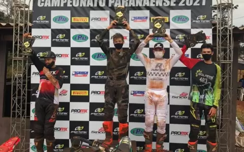Paraguayo triunfa en Campeonato Paranaense de Motocross