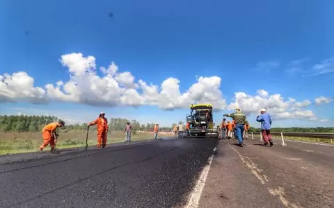Rehabilitaci�n y mantenimiento de la ruta PY22 registra 98% de avance