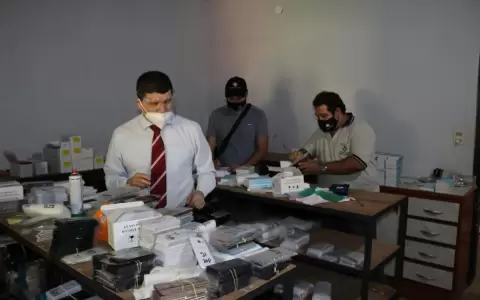 En allanamiento incautan art�culos presumiblemente falsificados por valor de USD 1 mill�n