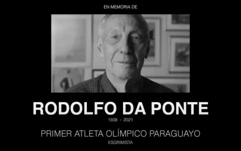 Falleci� Rodolfo da Ponte, el primer atleta ol�mpico paraguayo