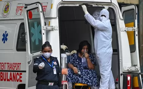 India rompe r�cord mundial de contagios en un d�a
