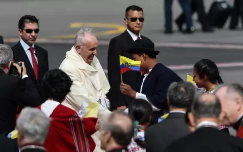 El papa Francisco visitar� Ecuador, por segunda vez, para el 2024