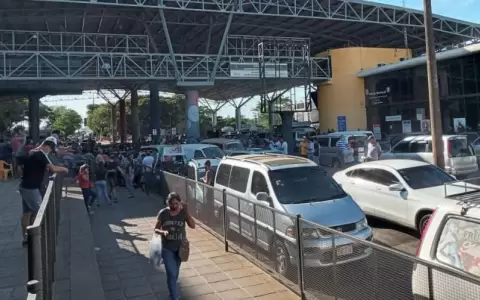 Puente de la Amistad en la Zona Primaria de Ciudad del Este.