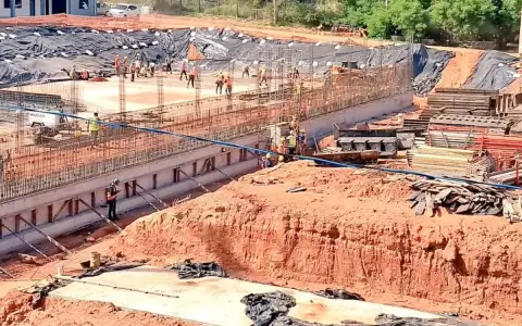 Planta de Vi�as Cu�: Avanza obra que beneficiar� a 550.000 usuarios