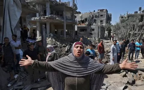 Israel en plena ofensiva a�rea y de artiller�a a gran escala contra Gaza
