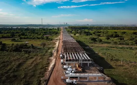 Obras en Puente Asunci�n-Chaco'i avanzan aceleradamente