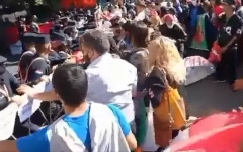 Manifestaci�n frente al MUVH por baja ejecuci�n presupuestaria