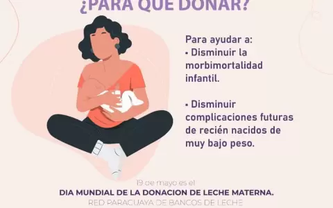 En el d�a Mundial de la Donaci�n de Leche Materna instan a un acto de amor