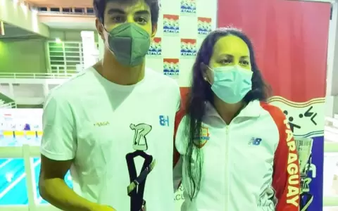 Nataci�n: Santiago Leiva, el �ltimo recordista del Open Internacional