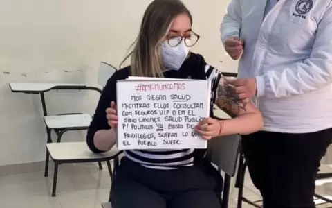 Meli Lichi recibi� vacuna anticovid tras orden judicial