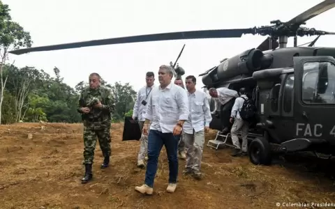 Colombia: ofrecen millonaria recompensa por atacantes de helic�ptero presidencial