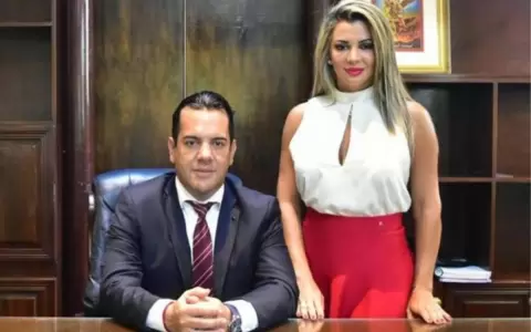 Rodolfo Friedmann junto a su esposa Marly Figueredo quien tambi�n estuvo investigada en el caso.