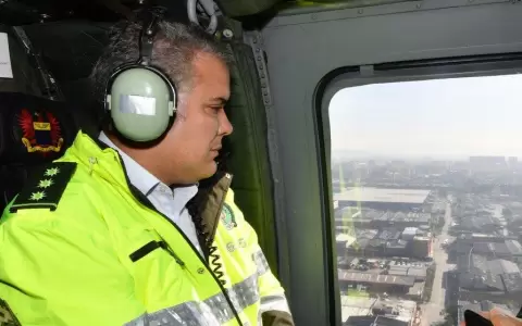 Colombia: atentan contra helic�ptero en el que se movilizaba Iv�n Duque