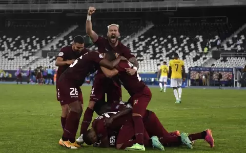 Copa Am�rica: Venezuela rescata un empate sobre la hora ante Ecuador