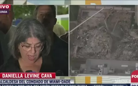 Incendio dificulta rescate de sobrevivientes en derrumbe de Miami