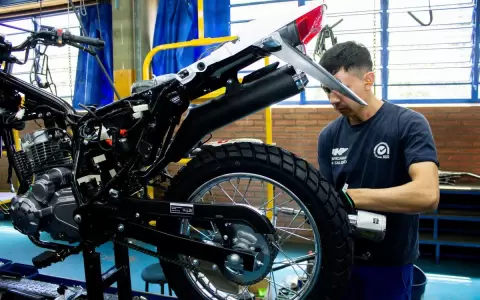 El pa�s de las motos: Ensamblaron 305 mil unidades en 2,5 a�os