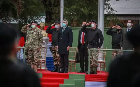 �Marito� particip� del acto de aniversario 177 del Regimiento Escolta Presidencial