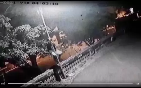 Por tercera vez roban lum�nica art�stica de Iglesia La Encarnaci�n