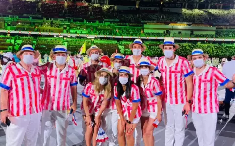Paraguay, el look ol�mpico ganador