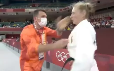 A los cachetazos: as� motiv� un entrenador a su judoca
