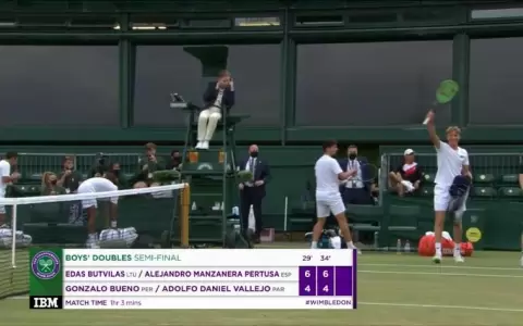 Con buenas sensaciones, Daniel Vallejo se despidi� de Wimbledon
