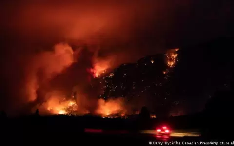 Declaran emergencia por los incendios en el oeste de Canad�