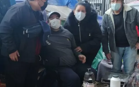 La barra ��Fuera Covid!�: la amistad que naci� en medio de la tormenta