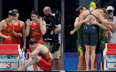 Nataci�n: China gan� el oro con nuevo r�cord mundial en 4x200 libres femenino