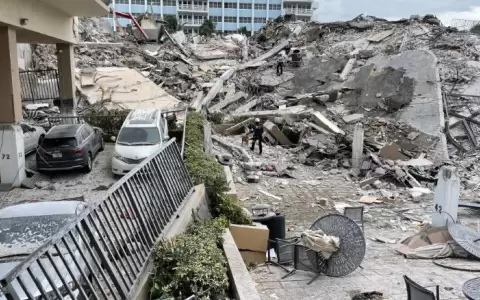 Miami: Suspenden operaciones de rescate por temor a otro derrumbe