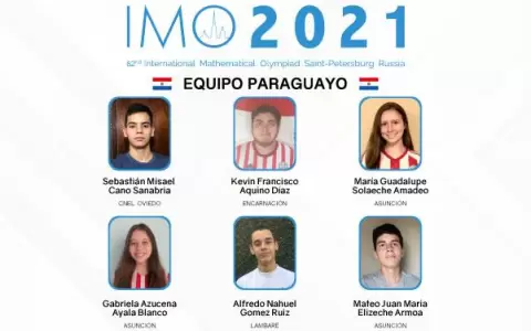 Paraguay participar� de la Olimpiada m�s prestigiosa del mundo: IMO 2021