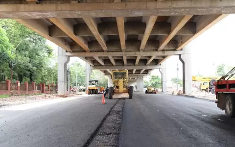 Ultiman detalles para la terminaci�n del Corredor vial Bot�nico