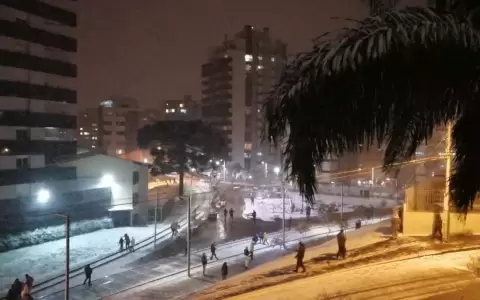Brasil vivi� una nevada hist�rica con temperaturas bajo cero en el sur del pa�s