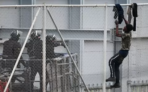 Cerca de 240 migrantes saltaron la valla de Melilla que separa Marruecos de Espa�a