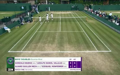 Daniel Vallejo es semifinalista en dobles del Wimbledon j�nior