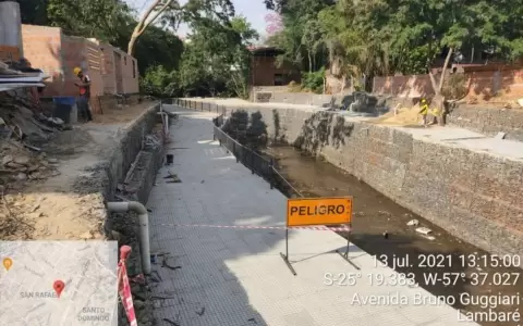 Obras de Leandro Sosa alcanzan casi el 50% de ejecuci�n