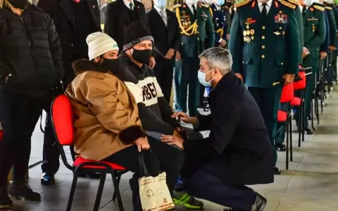 Abdo expres� condolencias a familiares de abatidos y se traslad� al norte