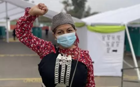 Lideresa del pueblo mapuche elegida como la presidenta de la Convenci�n Constitucional de Chile