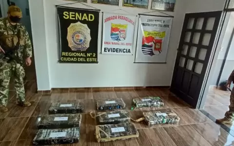 En controles fluviales SENAD y la Armada Paraguaya confiscan cargas a traficantes de frontera