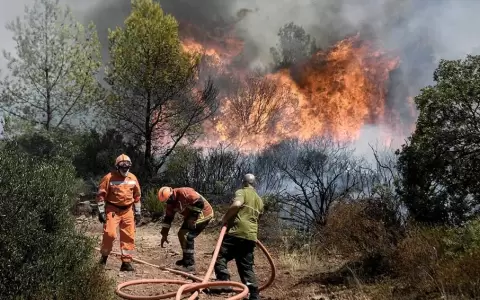 Ya son dos los muertos en incendio forestal en la Costa Azul francesa