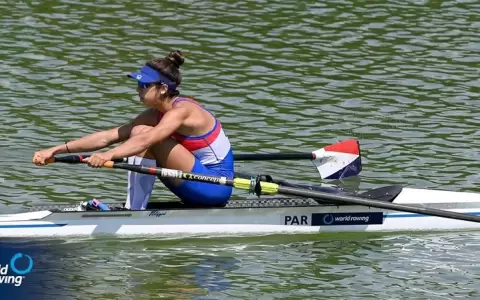 Remeros paraguayos pasan a la final B del Mundial junior