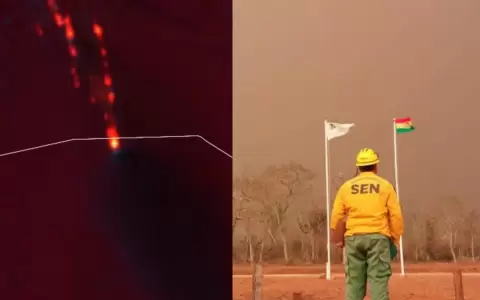Confirman ingreso de gran incendio desde Bolivia a Paraguay