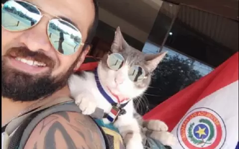 Furor del gato mochilero: �Es un peligro humanizar al animal�, sostiene soci�logo