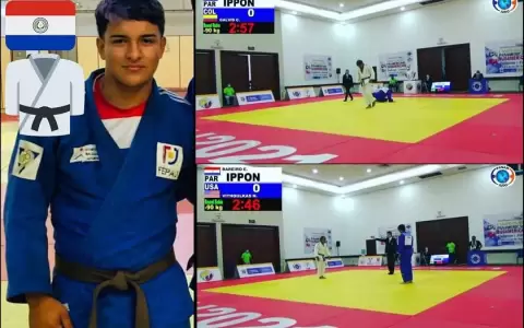 �Hist�rico! Ezequiel Bareiro es bicampe�n panamericano de judo