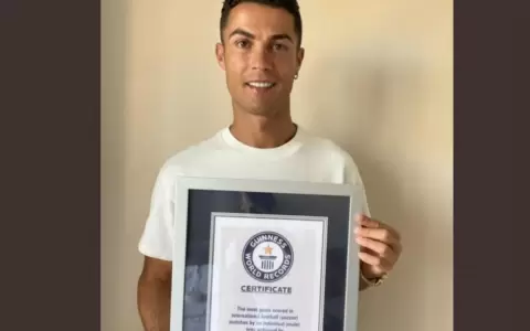 CR7 recibi� el World Record Guinness que lo acredita como m�ximo goleador de selecciones