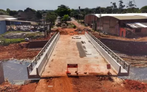 Obras del segundo puente en la ciudad de San Antonio est�n avanzadas