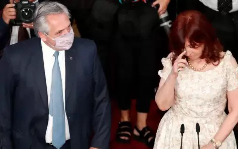 El cruce entre Alberto Fern�ndez y Cristina Kirchner que muestra una fractura dentro del gobierno