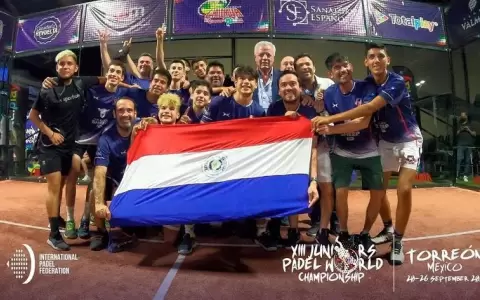 P�del: Paraguay hace historia y gana el t�tulo mundial en menores
